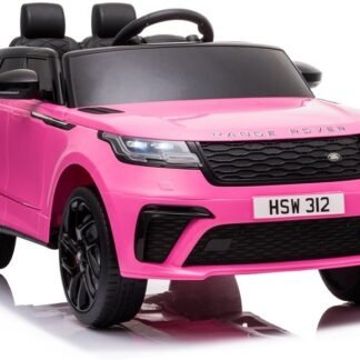 Coche a batería Land Rover Velar 12v, Ruedas de goma y Mando parental, Color rosa-pink - INDA302-c4k2088